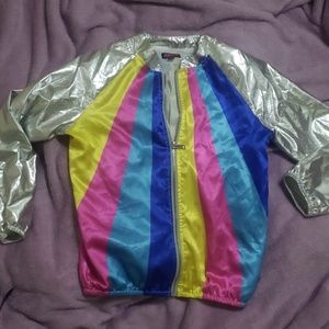 Holographic rainbow jacket